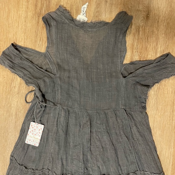 Free People Cold Shoulder Mini Dress - Picture 5 of 8